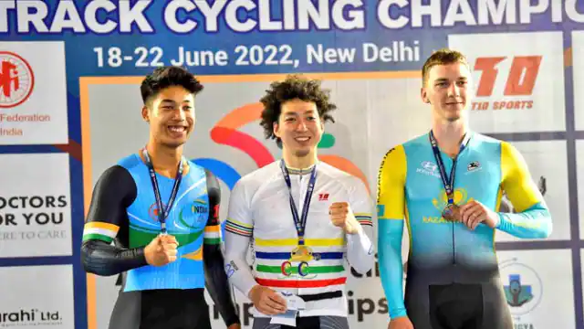 एशियाई साइक्लिंग चैम्पियनशिप में सिल्वर जीत भारत के रोनाल्डो ने इतिहास रचा
