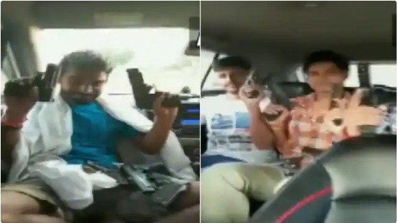 मूसेवाला के हत्यारों का नया वीडियो आया सामने, कार में हथियार लहराते दिख रहे शूटर्स