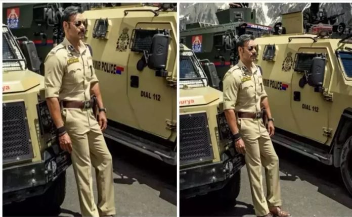 जम्मू कश्मीर में स्पेशल मिशन पर निकले Bajirao Singham, 'सिंघम अगेन' से अजय देवगन की दिखी पहली झलक