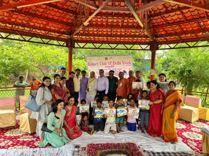 गाजीपुर गौशाला में यज्ञ का आयोजन किया रोटरी क्लब विवेक नें : डॉ.आर.पी.गुप्ता
