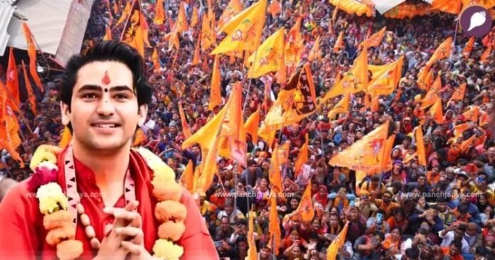 धीरेन्द्र शास्त्री की पदयात्रा का किया समर्थनक राष्ट्रीय वाल्मीकि सेना नें धीरेन्द्र शास्त्री