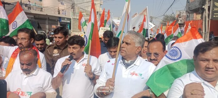 सरदार वल्लभभाई पटेल की जन्म जयंती के उपलक्ष में हजारों भाजपा कार्यकर्ताओं ने निकाला यूनिटी मार्च सरदार वल्लभभाई पटेल