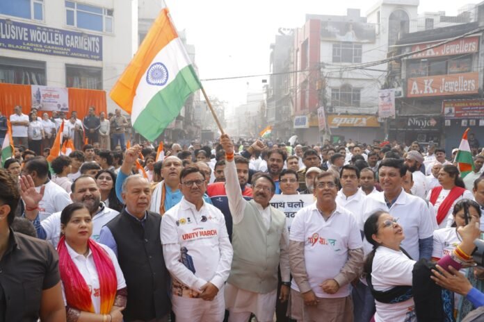 रन फॉर यूनिटी में शामिल हुए हर्ष मल्होत्रा : डॉ.अनिल गोयल डॉ.अनिल गोयल