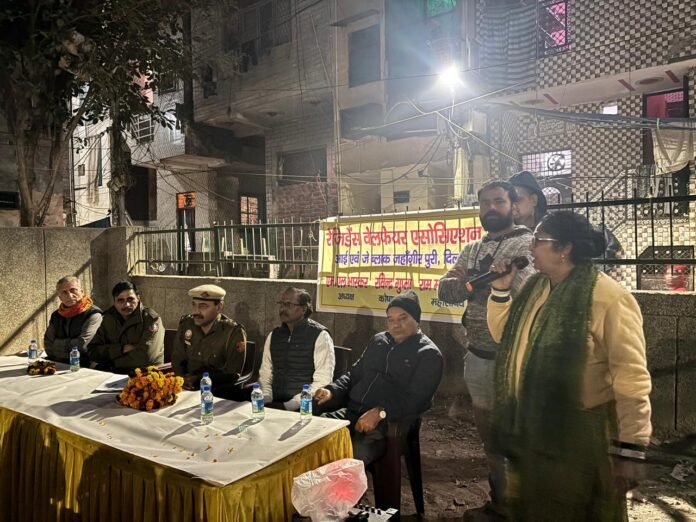 जहांगीरपुरी में पुलिस पब्लिक मीटिंग आयोजित : एम.एल.भास्कर एम.एल.भास्कर