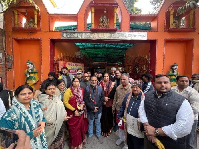 सोमनाथ मंदिर की सहस्राब्दी स्मृति पर यमुना विहार में विशेष पूजन का आयोजन किया अजय महावर ने अजय महावर