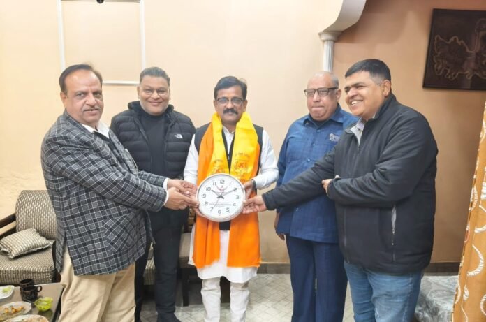 पूर्वी दिल्ली जैन समाज के नवनियुक्त अध्यक्ष विराग जैन को किया सम्मानित विराग जैन