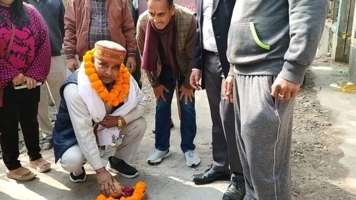 विकास कार्यों का उद्घाटन किया विधायक धिगान नें विधायक धिगान