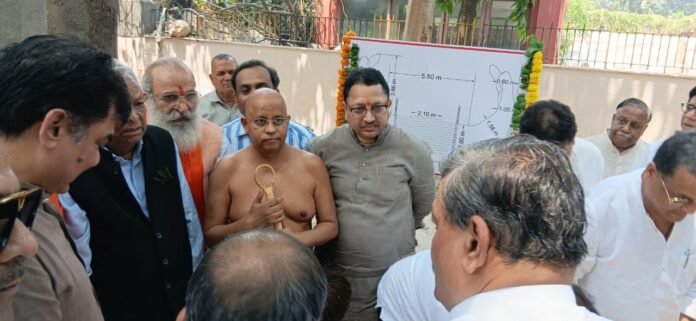 Historic foundation stone laying ceremony for the world's first "Sadhu Samadhi Sthal Historic foundation stone laying ceremony for the world's first "Sadhu Samadhi Sthal