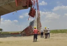 Ganga Bridge Accident: समस्तीपुर में गंगा पुल निर्माण के दौरान बड़ा हादसा, पिलर से गिरे मजदूर, 5 से 6 घायल