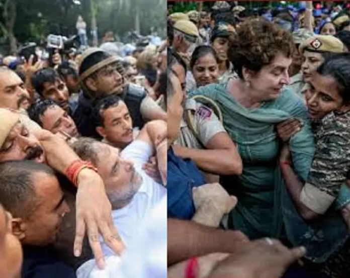 Congress Protest, Rahul Gandhi, Priyanka Gandhi, PM Residence March, Delhi News