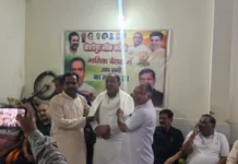 जोहरी पुर ब्लाक कांग्रेस की बैठक में पहुंचे मंगेश त्यागी लक्ष्मण रावत और बालकिशन बाली : डॉ.मौ.अकरम