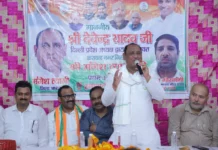 सबोली में हुआ जिला कांग्रेस अध्यक्ष मंगेश त्यागी का भव्य स्वागत