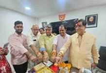 भाजपा शाहदरा जिला कार्यालय में हर्षोल्लास से मनाया गया रक्षाबंधन पर्व : दीपक गाबा Rakshabandhan festival celebrated with enthusiasm in BJP Shahdara district office