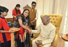 Special Children Raksha Bandhan दिव्यांग बच्चों ने राखी बांधकर मनाया रक्षाबंधन