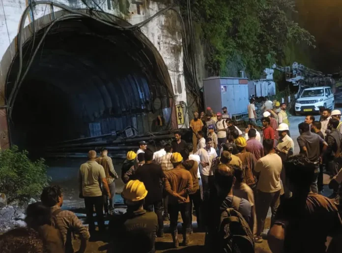 Uttarakhand Tunnel Accident, Chamoli Landslide, VPHEP Tunnel, Tunnel Rescue Operation, Pushkar Singh Dhami
