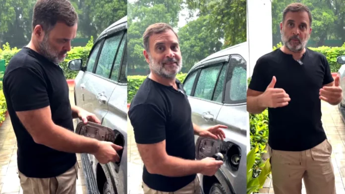 E20 Petrol, Rahul Gandhi, Ethanol Blending, Congress, Fuel Policy E20 Petrol, Rahul Gandhi, Ethanol Blending, Congress, Fuel Policy