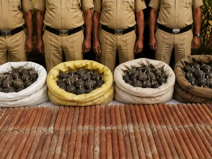 West Bengal Birbhum Explosives Seized West Bengal Birbhum explosives seized before Independence Day