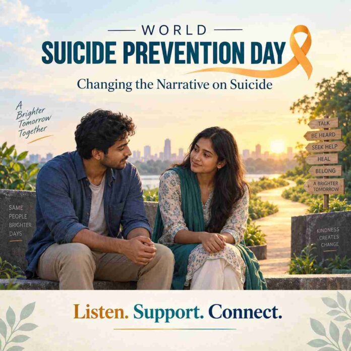 World Suicide Prevention Day, Suicide Prevention, Mental Health Awareness, Tele MANAS, Responsible Reporting World Suicide Prevention Day, Suicide Prevention, Mental Health Awareness, Tele MANAS, Responsible Reporting