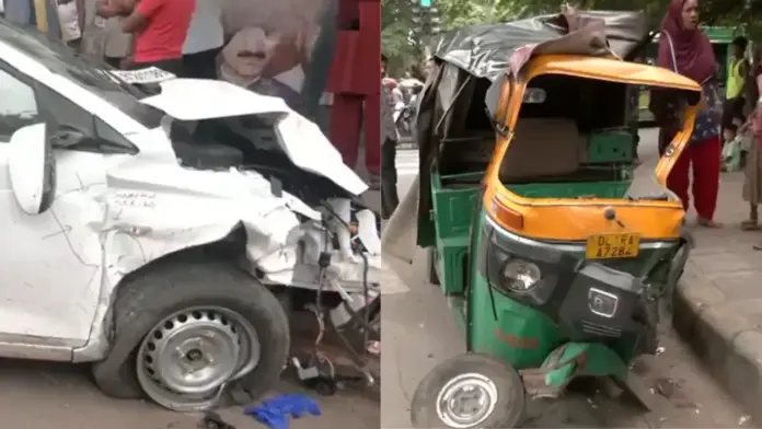 Sukhdev Vihar Accident, Delhi Road Accident, Hit And Run Delhi, Car Auto Collision, Delhi Crime News