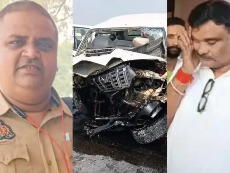 Kannauj Road Accident, Subrat Pathak Convoy, Head Constable Abhishek Tripathi, Agra Lucknow Expressway, UP Police Accident